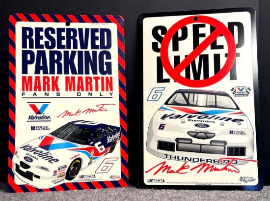 2 Signed NASCAR Signs FREE STS