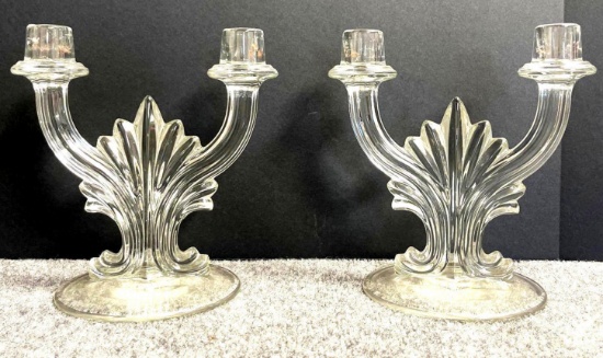 Crystal Candle Holders FREE STS