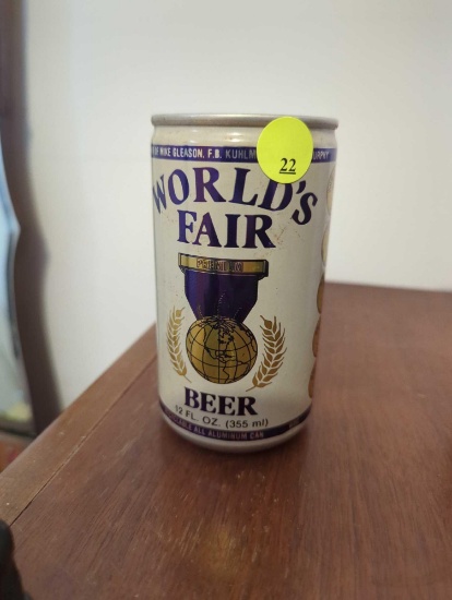 (BR1) WORLD'S FAIR COLLECTABLE BEER - 12 FL.OZ. - UNOPENED