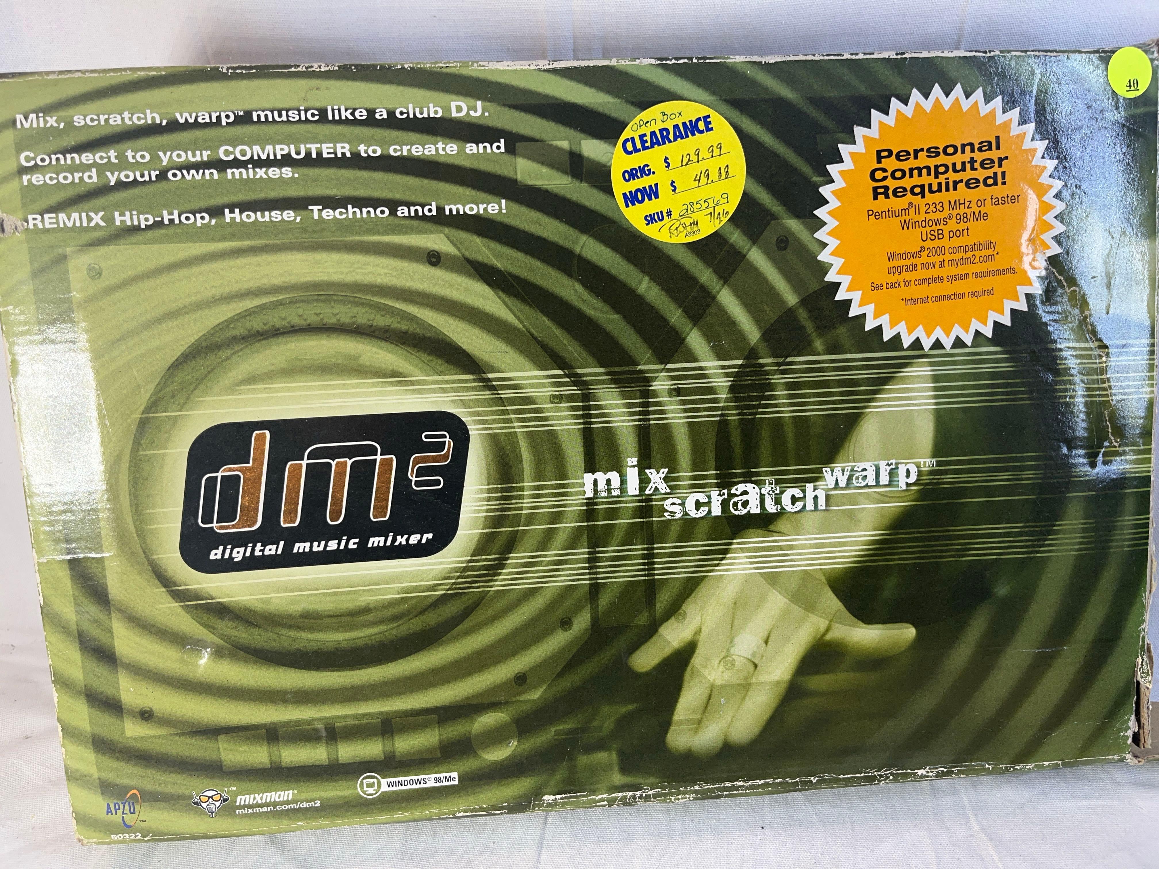 DM2 Digital music mixer. Proxibid