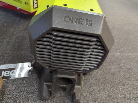 RYOBI ONE+ 18V Cordless Hybrid Forced Air Propane Heater (Tool Only), Appears to be New Sold Where