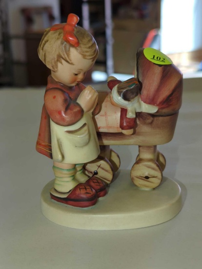 Vintage Hummel ?Doll Mother? Figurine, 67, Measure Approximately 3.5 in x 4.5 in, Retail Price Value