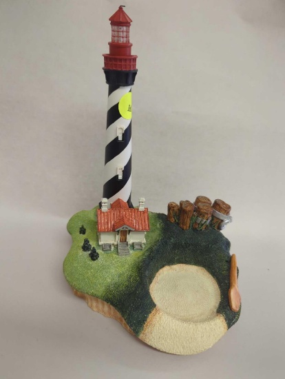 Goebel 2006 Saint Augustine Lighthouse Hummelscape, Retail Price $40, 7.5" H, Appears to be in Good