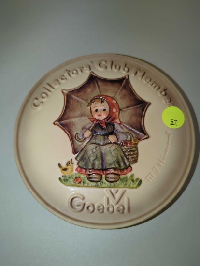 1978 Goebel Hummel Collectors Club Member Special Edition No. 2 Plate, Appears to be in Excellent