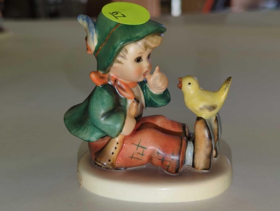 "Singing Lesson" Goebel Hummel Figurine #63, Measure Approximately 3 Inches Tall Retail Price Value