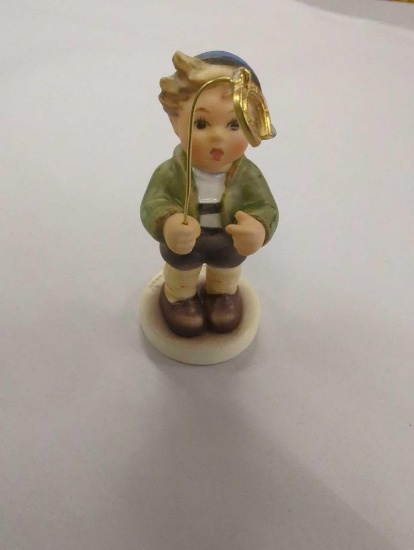 Hummel Figurine by Goebel, #2296, M.I. Hummel Club 2010 "Little Lucky", 3" H, Retail Price $90,