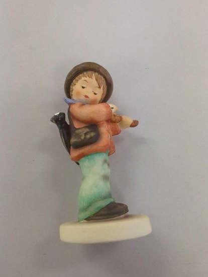 Hummel Figurine by Goebel, #24/0, "The Fiddler Boy", 3" H, Retail Price $120, Appears to be in Good