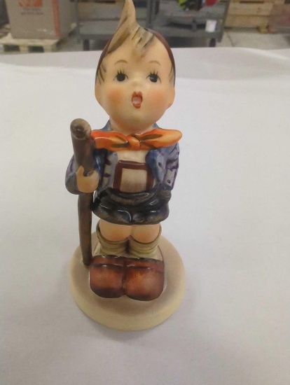 Hummel Figurine by Goebel, #16, "Little Hiker", 4" H, Retail Price $75, Appears to be in Good