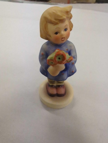 Hummel Figurine by Goebel, #239A, "Girl with Nosegay", 3.5" H, Retail Price $169, Appears to be in