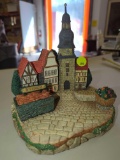 1996 Hummelscape Around The Town #939-D, Measure Approximately 7.5 Inches Tall. Retail Price Value