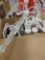 Lot of 2 Christmas Decoration Items to Include, Home Accent Holiday 6 ft Yuletide Lane Motion LED