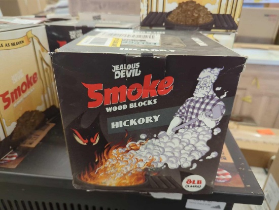 JEALOUS DEVIL Hickory Wood Blocks, Retail Price $10, Appears to be New in Open Box, What You See in