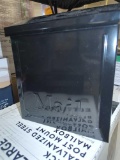 Architectural Mailboxes Townhouse Black, Medium, Galvanized Steel, Locking, Vertical, Wall Mount