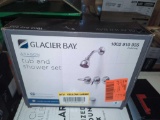 Glacier Bay Aragon 3 Handle 1-Spray Tub and Shower Faucet 1.8 GPM in Chrome (Valve Included), Retail