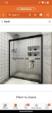 TOOLKISS 46 in. - 48 in. W x 72 in. H Sliding Framed Shower Door in Matte Black with Clear Glass,