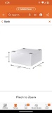 Samsung 27 in. Laundry Pedestal in White with Storage Drawer, Appears to be New in Factory Banded