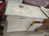 Home Decorators Collection Caville 42 in. W x 22 in. D x 34 in. H Single Sink Bath Vanity in White