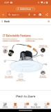 HALO LT 5/6 in. LED Retrofit Module with Baffle Trim 5CCT 750lm 4 Pack, Appears to be New in Factory