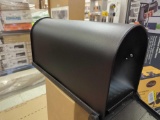 Architectural Mailboxes Arlington Textured Black, Large, Steel, Post Mount Mailbox, Appears to be