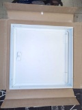 Elmdor Metal Wall/Ceiling Access Panel Galvanized Steel White 16