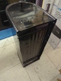Architectural Mailboxes Edwards Black, Large, Steel, Post Mount Mailbox, Appears to be Used Retail