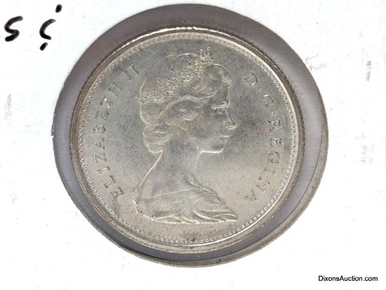 1967 Canada 25C - silver