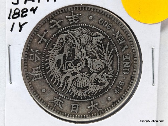 1884 Japan 1Y - silver