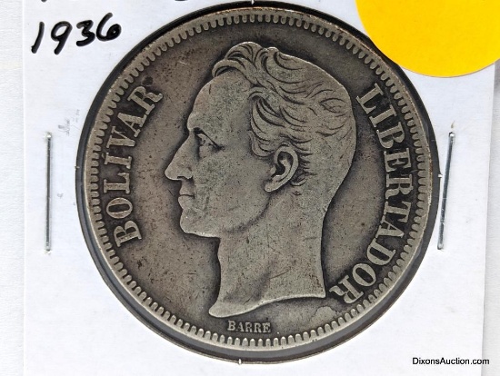 1936 Venezuela - silver