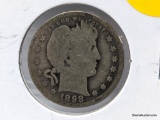1898 O Quarter - Barber