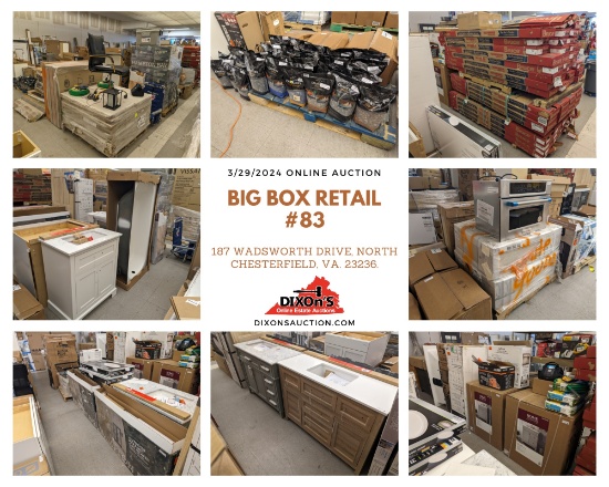 Big Box Retail Open Box & Returns Online Sale 83.
