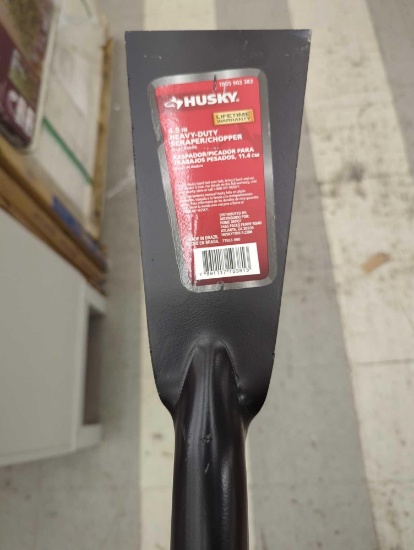 Husky 51 in. Carbon Steel Blade Ice Scraper, Appears to be New Retail Price Value $35, What you see