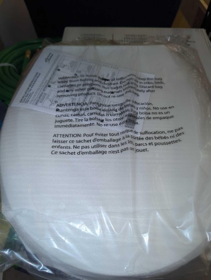 American Standard Cadet Round Antimicrobial Front Toilet Seat in White, Appears to be New in Sealed