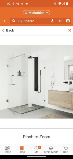 VIGO Ellington 59 in. H x 6 in. W 4-Jet Shower Panel System with Adjustable Round Head and Hand