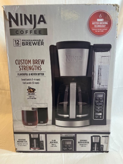 Brand new Ninja 12 Cup Coffee Maker in Box. Small batch and full carafe.