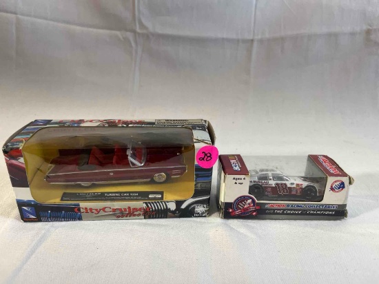 Lot of two cars....CityCruiser Collection 1964 Chrysler Turbine car 1/43 scale die-cast car and NASC