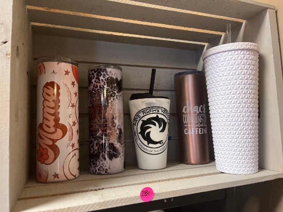 Cup lot - insulated cups, Mama, WRV and more.