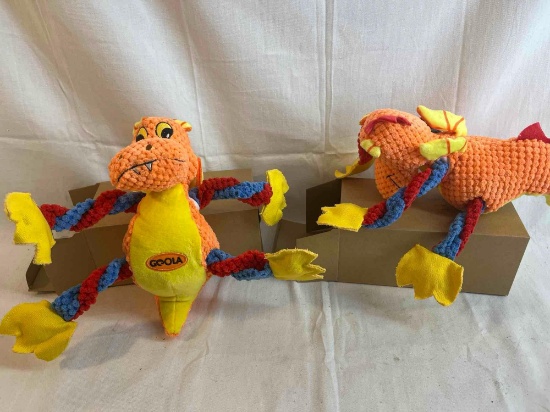 Two Goola...dragon dog toys