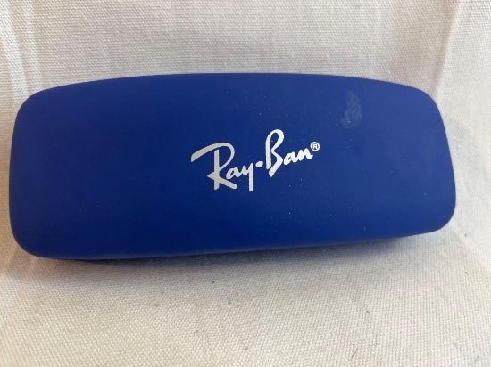 Ray Ban glasses black/blue with case