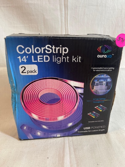 Aura LED USB powered ColorStrip...14' LED light kit and...ColorStrip LED Sound Sync 6.5 feet. Built-