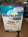 Custom Building Products Polyblend Plus #381 Bright White 10 lb. Unsanded Grout, Retail Price $18,