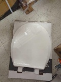 American Standard Cadet Round Antimicrobial Front Toilet Seat in White, Appears to be New in Open