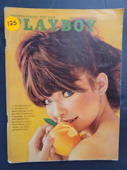 ADULTS ONLY! Vintage Playboy Feb. 1966 $1 STS