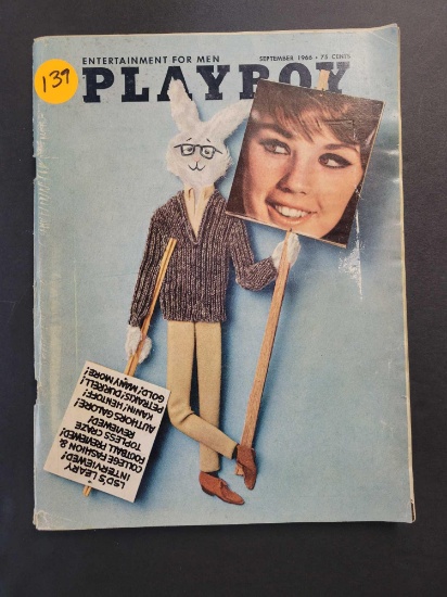 ADULTS ONLY! Vintage Playboy Sept. 1966 $1 STS