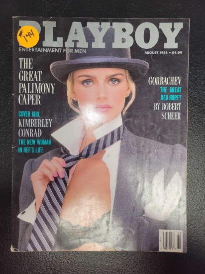 ADULTS ONLY-Playboy Mag. Aug. 1988 $1 STS