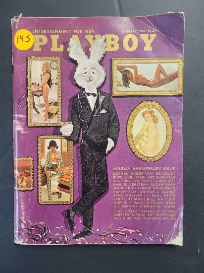 ADULTS ONLY! Vintage Playboy Jan 1968 $1 STS