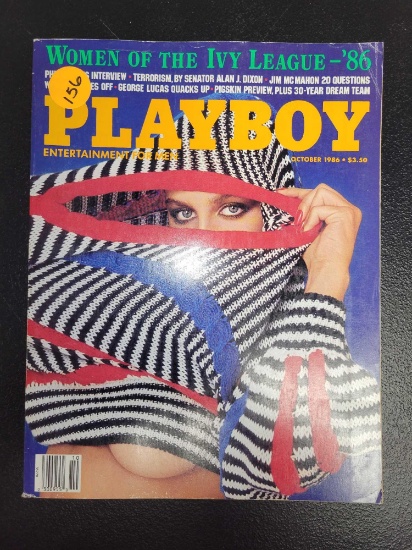 ADULTS ONLY-Playboy Mag. Oct. 1986 $1 STS