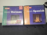 Learn Basic Spanish & German Tapes $3 STS