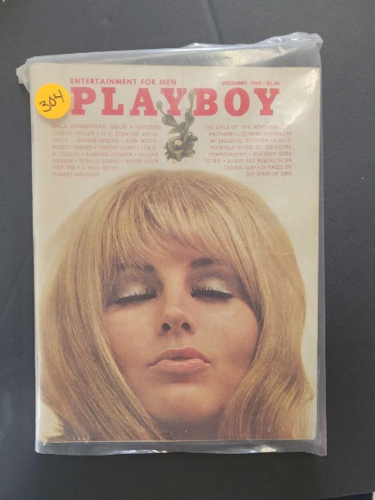 ADULTS ONLY! Vintage Playboy Mag. Dec. 1969 $1 STS