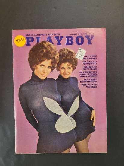 ADULTS ONLY! Vintage Playboy Oct.1970 $1 STS
