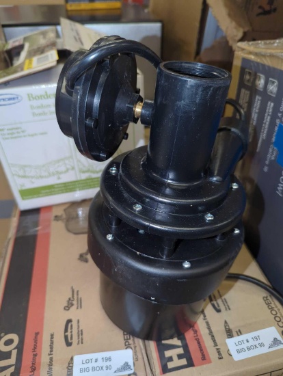 Everbilt 1/3 HP Utility Sink Pump, Retail Price $239, Appears to be Used, What You See in the Photos